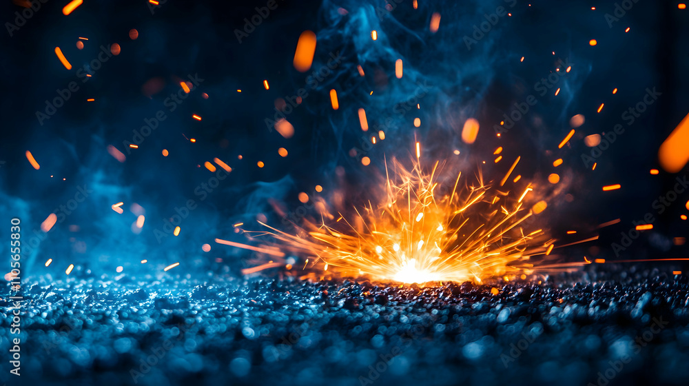 Poster abstract sparkler explosion background image
