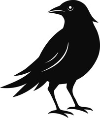 Minimalistic Bird Silhouette Vector Design