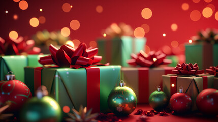 Obraz premium Magical 3D Holiday Decor