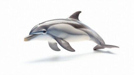 Graceful Dolphin Leaping Out of the Ocean Showcasing Its Power and Elegance in the Wild