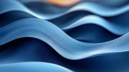 Fototapeta premium Abstract blue flowing lines business technology theme background