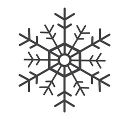 snowflake isolated on white background