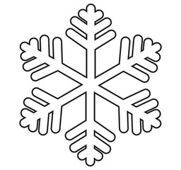hands holding a snowflake