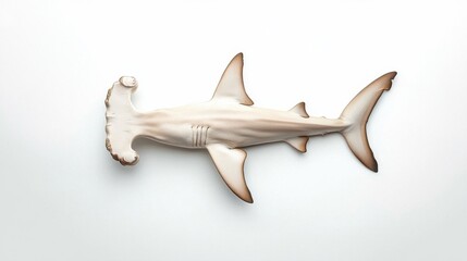 Fototapeta premium Fearsome Grey Shark Gliding Through Underwater Marine Ecosystem