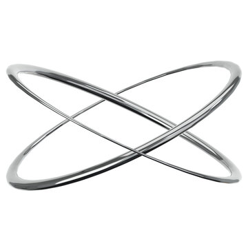 y2k metal chrome abstract 3D Icon Illustration