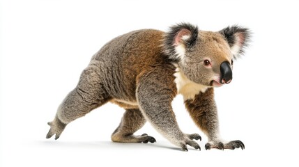 Obraz premium Adorable Koala Resting on Eucalyptus Tree Branch in Australian Forest
