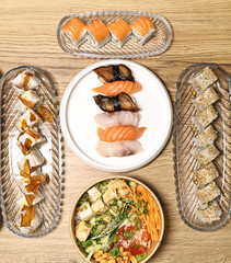 sushi sashimi nigiri roll unagi 