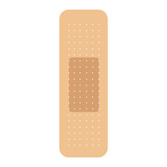 Medical hansaplast icon vector. Medical hansaplast plaster for wound isolated