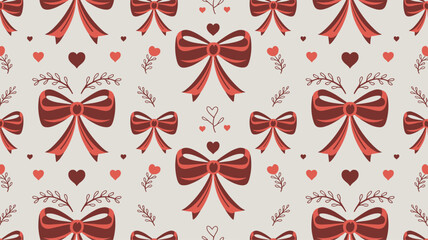 Seamless festive holiday background pattern with colorful Christmas ornaments