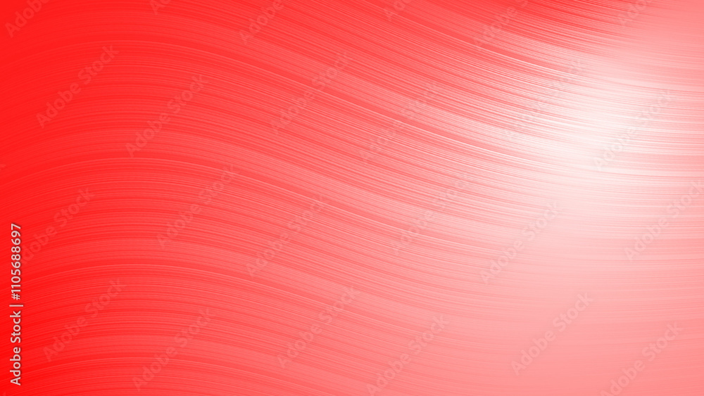 Poster abstract red and white curving linear gradient background