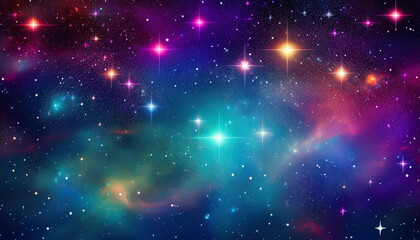 Obraz premium background with stars, space galaxy background