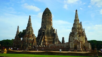 Buddhist temple in Ayutthaya destroyed by Myanmar attack : Chai Watthanaram Temple