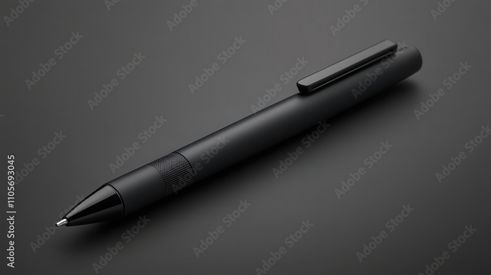 Poster a high-tech pen with a built-in stylus and smart features, allowing it to sync with digital devices 