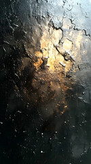 Abstract Dark Gold and Black Textured Background