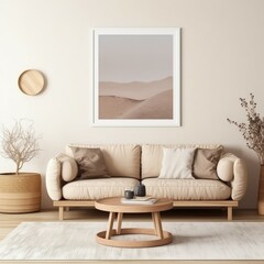 Fototapeta premium modern living room with sofa