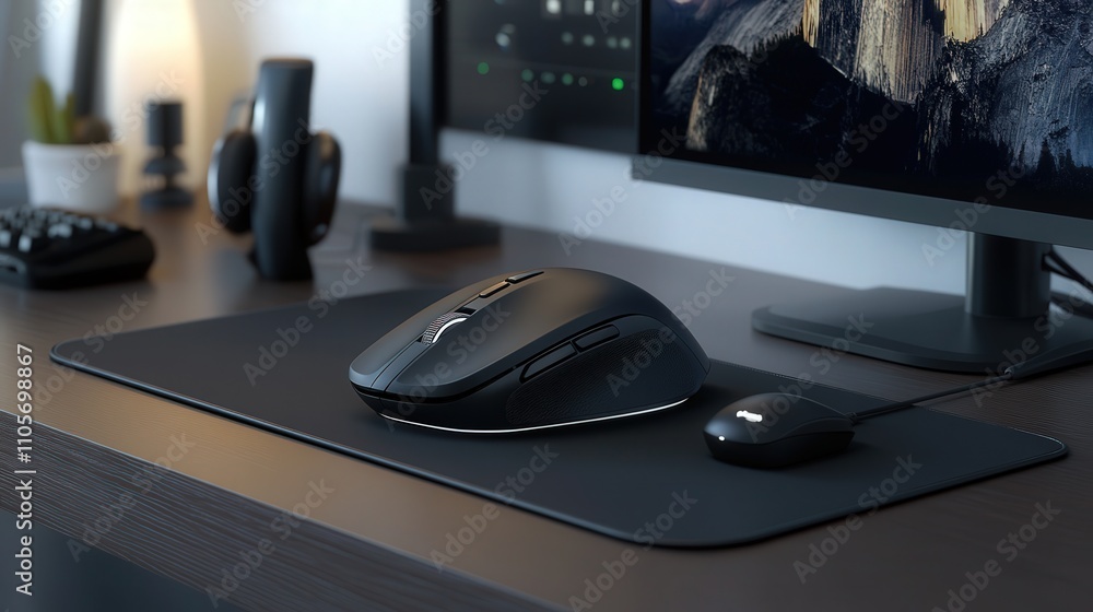 Aufkleber A multi-device mouse that can seamlessly switch between three connected devices.