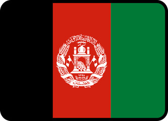 Afghanistan Flag Rounded Rectangle Icon