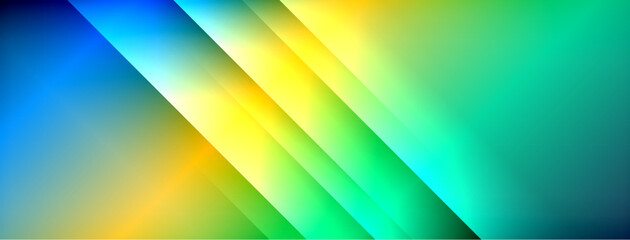 Dynamic shadow lines with gradient colors geometric background