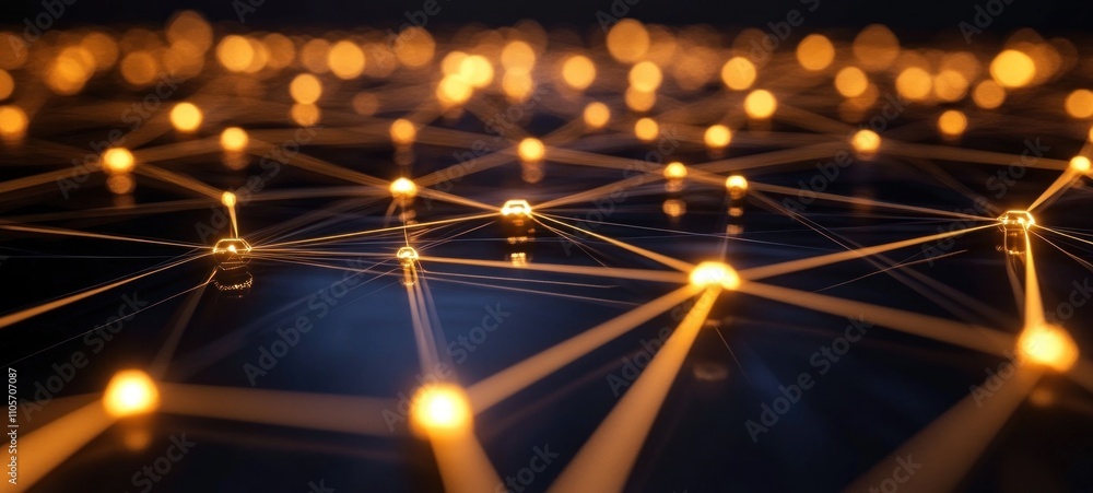 Poster illuminated network: a visual representation of global connectivity
