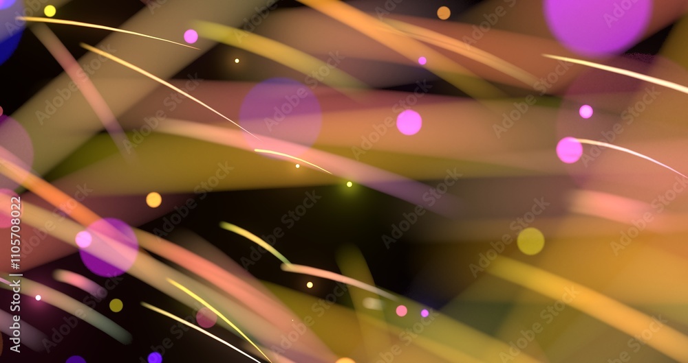 Poster light wave background, 3d Rendering, Abstract Background