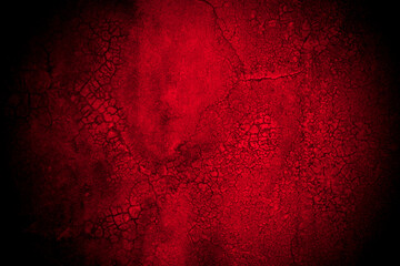 Old wall texture cement black red  background abstract dark color design are light with white gradient background.
