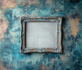 The picture frame appears to be a rectangle due to its white background.