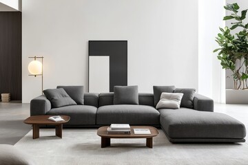 Modern Sectional Sofa Living Room Interior Design