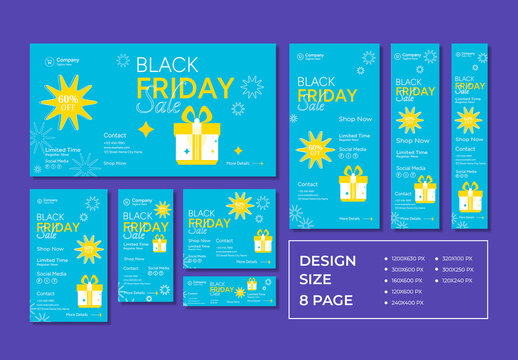 Black Friday Web Banner Set Template