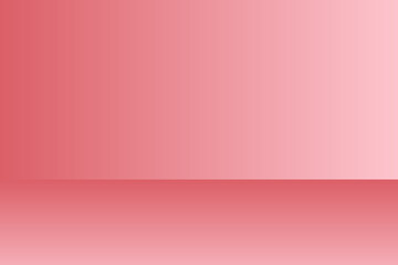 Obraz premium Abstract pink gradient studio room background, 3d empty soft smooth blur backdrop like in a room with spot lights shining on the floor or on the stage, vector illustration design for product display