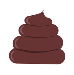 Poop line icon. Pet poo line icon. linear style sign for mobile concept and web design. Stinky Poo outline vector icon. Symbol, logo illustration. Vector graphics.