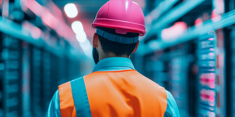 Ai generated insights on worker safety in data centers technology infrastructure digital environment professional viewpoint safety protocols