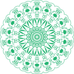 Mandala pattern art background 19 Vector.