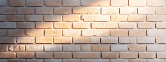 Obraz premium Subtle Brick Wall Texture With Soft Lighting and Shadows