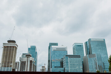 City Skyline with Modern Skyscrapers