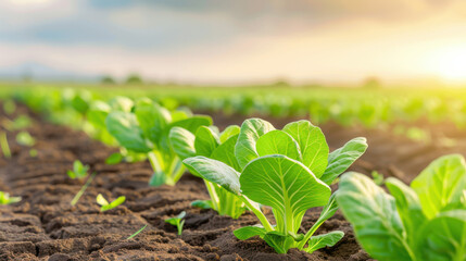 Vegetables on the ground