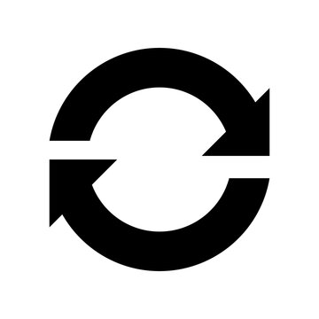 reload icon vector template illustration design