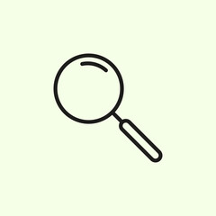 Search icon vector line style. Search logo. Search symbol