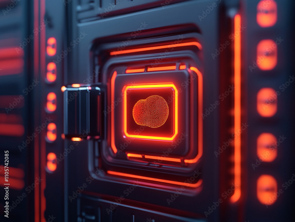 Poster ai generates intricate digital patterns in technology lab futuristic environment close-up viewpoint 