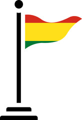Bolivia Flag Free Icon