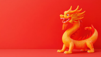Obraz premium Celebrating the year of the dragon a vibrant chinese lunar new year festival at home with traditional customs and modern touches