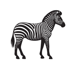 zebra vector, zebra icon, silhouette of zebra crossing vector illustration, zebra silhouette, icon logo