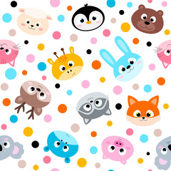 seamless pattern with animals