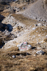 landscape in the mountains in autumn.