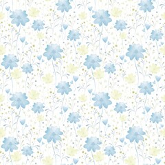 abstract background with flowers