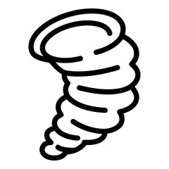 Hurricane icon. Vector line icon