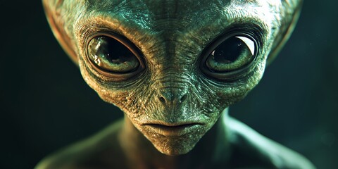 Close-Up of a Mysterious Alien Creature