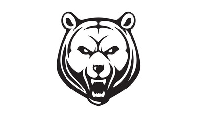 sports-logo-of-a-snarling-wildcat-in-profile vector illustration