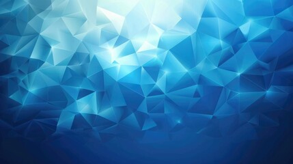 abstract blue triangle geometrical background