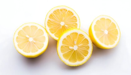 Fresh lemon slices, a refreshing and healthy treat.