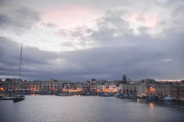 Obraz premium panorama od the city of Trani in Apulia
